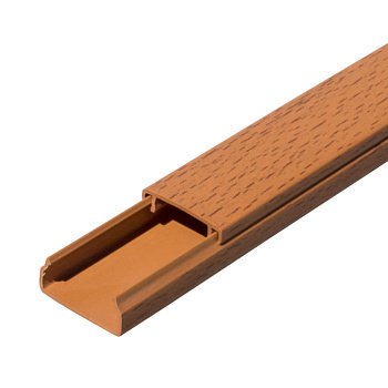 Промрукав Кабель-канал бук 2-й замок 20х10 (180м/уп) PR.025428