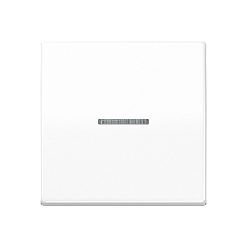 JUNG Клавиша для балансирного выключателя с окошком для подсветки термопласт белая AS591KO5BFSWW