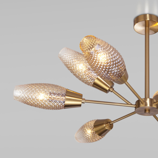 Купить Eurosvet 60140/9 Светильник потолочный золото a055495