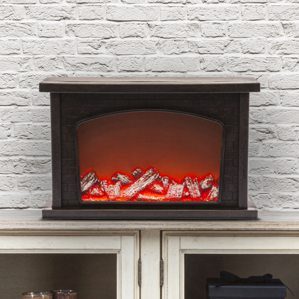 ЭРА ЕGNIK - 06 Камин декоративный 33*21 см, 3*AA , USB, IP20