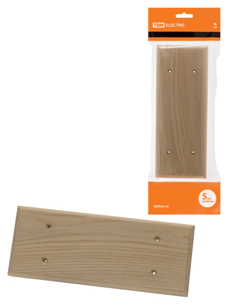 TDM Накладка на бревно деревянная универсальная НБУ 1Пх3 280 мм, под покраску SQ1821-0321