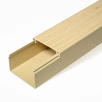 Промрукав Кабель-канал сосна 2-й замок в п/э 60х40 (18 м/уп) PR03.0187