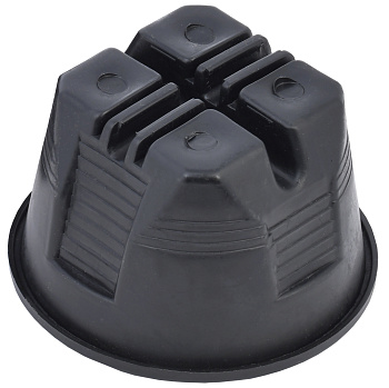 IEK Держатель проводника круглого 8мм для плоской кровли пластик