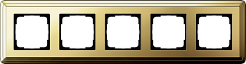 Gira ClassiX Латунь/Латунь Рамка 5-ая 0215631