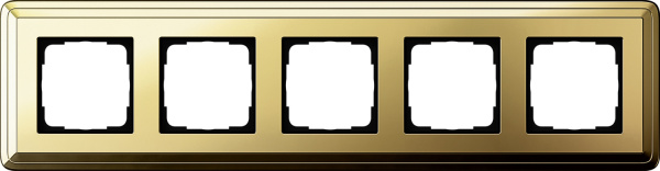 Gira ClassiX Латунь/Латунь Рамка 5-ая 0215631
