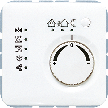 JUNG KNX-регулятор с шинным сопряжением с ручкой для установки температуры белый CD2178TSWW