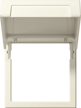 Gira System 55 Крем глянц Монтажная рамка с крышкой 265801