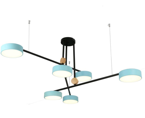 Kink Light 07647-6,05(4000K) Люстра Рапис голубой w150*150 h55 Led 6*16W (4000К) Kink Light 07647-6,05(4000K) Люстра Рапис голубой w150*150 h55 Led 6*16W (4000К)