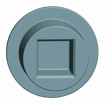 SE Плоская накл.+ квадратное гнездо 8 мм NSYSFLOCKSG8