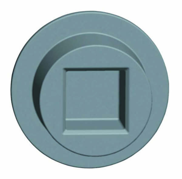 SE Плоская накл.+ квадратное гнездо 8 мм NSYSFLOCKSG8