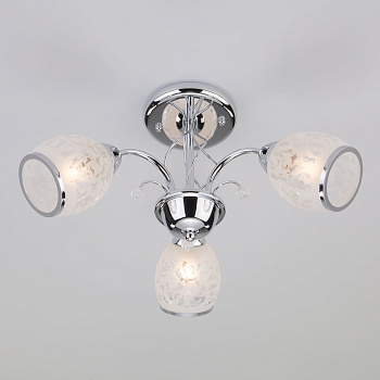 Eurosvet Люстра потолочная 30026/3 хром 00000073708