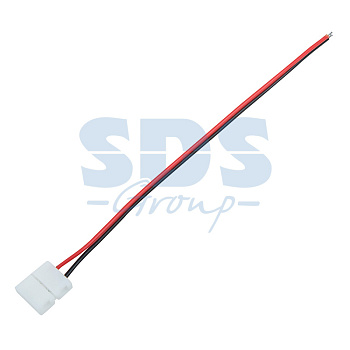 LAMPER Коннектор питания (1 разъем) для одноцветных светодиодных лент шириной 10 мм 144-007