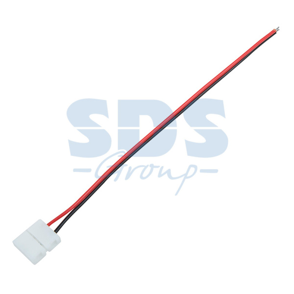 LAMPER Коннектор питания (1 разъем) для одноцветных светодиодных лент шириной 10 мм 144-007