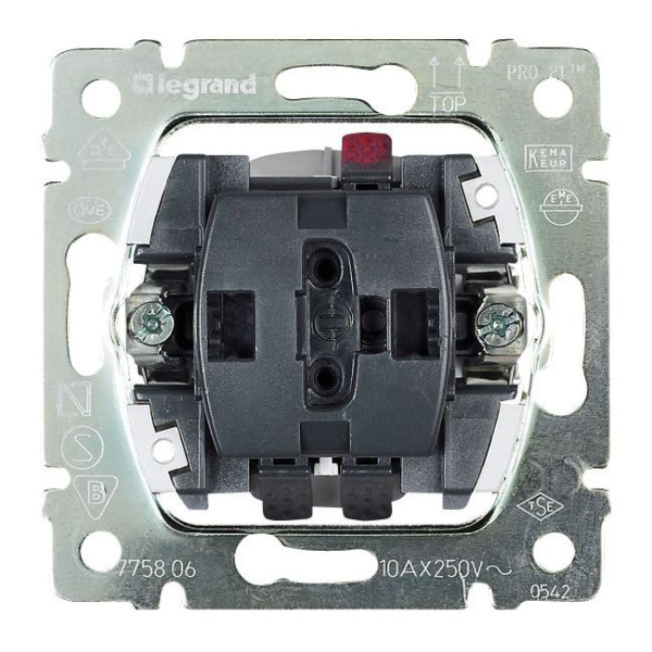 Legrand PRO 21 Мех Переключатель 1-клавишный 775806
