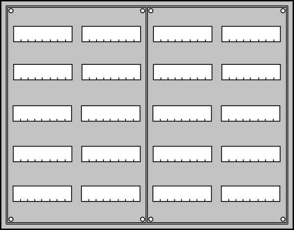 Купить ABB Щит распределительн. в нишу 834х1060х120 U54E