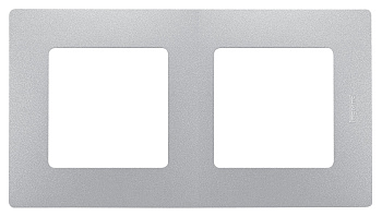 Legrand Etika Алюминий Рамка 2-ая 672552