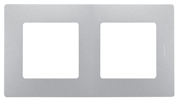 Legrand Etika Алюминий Рамка 2-ая 672552