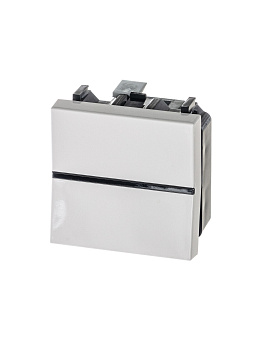 ABB NIE Zenit Бел Переключатель 1-клавишный 2 мод 2CLA220200N1101