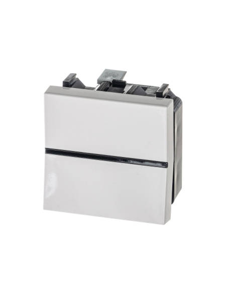 ABB NIE Zenit Бел Переключатель 1-клавишный 2 мод 2CLA220200N1101