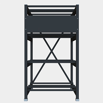 Systeme Electric Стеллаж 4 полочный 2 ряда 800х935х1430