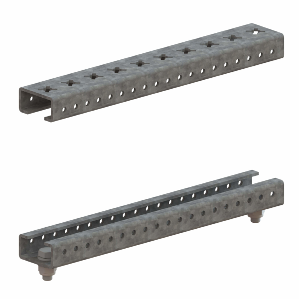 КЭАЗ Комплект реек для установки главной шинной системы, 175мм