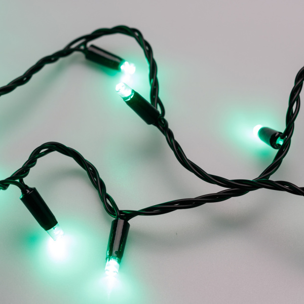 Купить Arlight Светодиодная гирлянда ARD-STRING-CLASSIC-10000-BLACK-100LED-STD GREEN (230V, 7W) (Ardecoled, IP65) 025800