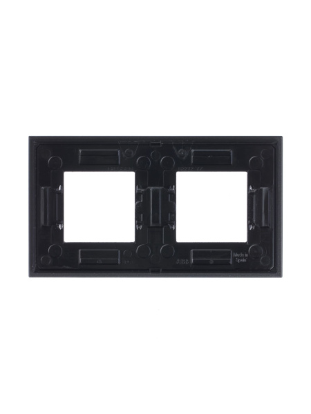Купить ABB NIE Zenit Стекло графит Рамка 2-я 2+2 мод 2CLA227200N3801