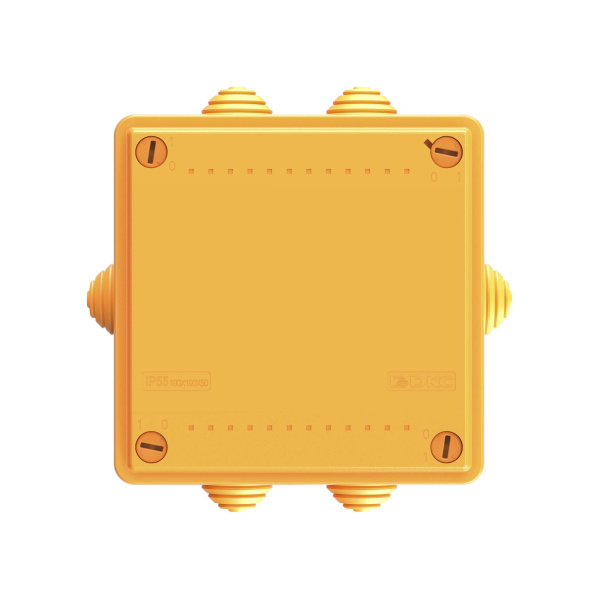 Купить DKC Коробка пластиковая FS с кабельными вводами и клеммниками, IP55,100х100х50 мм, 5р, 450V, 10A, 6 мм2