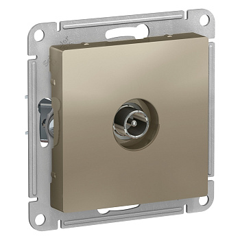 Systeme Electric AtlasDesign Шампань Розетка TV оконечная 1DB, механизм