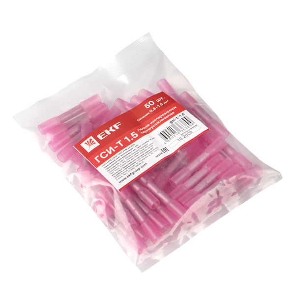 Купить EKF PROxima Гильза изолированная термоусаживаемая ГСИ-Т 1.5 (50шт.)