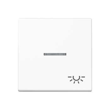 JUNG клавиша с символом освещения с подсветкой, белый A590BFKO5LWW