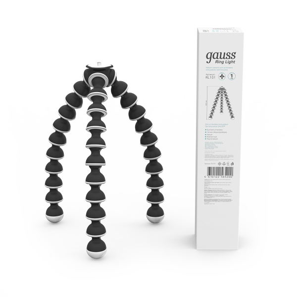 Купить Gauss Гибкая тренога для установки кольцевого светильника 1/50 RL101