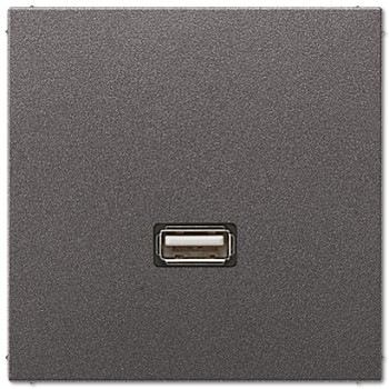 JUNG Мультимедиа разъём, антрацит MAAL1122AN