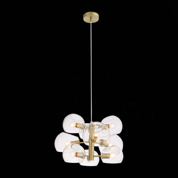 Купить ST LUCE SL434.203.09 Люстра подвесная  Латунь/Прозрачный E14 9*40W