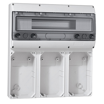 Legrand P17Осн.щит.18мод. для 3 лиц.пан. 220х125 IP66 057706