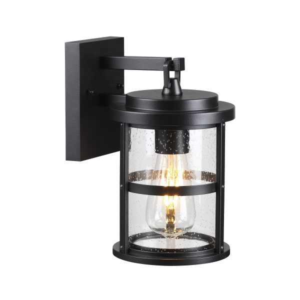 Купить Odeon Light 4964/1W NATURE ODL22 581 черный/стекло Ландшафтный настен.светильник E27 1*60W IP44 MAGUS