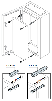 ABB Стойка 50мм (1уп=12шт) AA8050