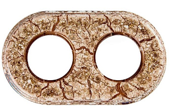 BIRONI Шедель Керамика Мрамор Рамка 2-ая (скрытый и накладной монтаж) BF2-620-09