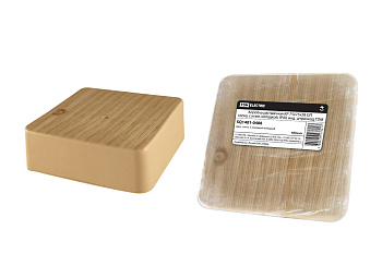 TDM Коробка распаячная КР 75х75х28 ОП сосна, с клем. колодкой, IP40, инд. штрихкод SQ1401-0406