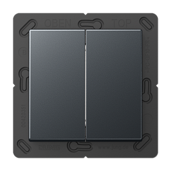 JUNG Радиопередатчик Bluetooth Low Energy 4 канала термопласт матовый антрацит A500 BLEA595ANM