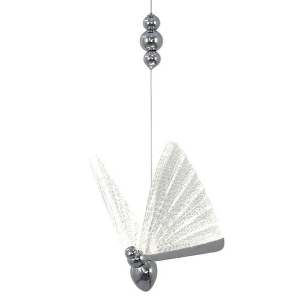 Купить Kink Light 08444-1A,02 Подвес Баттерфляй хром w17*13 h200 (высота корпуса светильника h20) Led 6W (4000K)