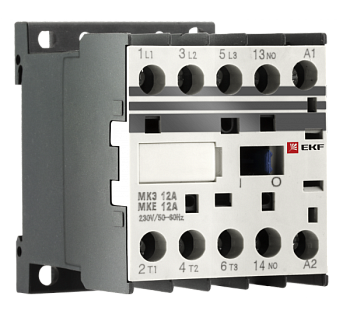 EKF PROxima Миниконтактор МКЭ 12А 230В 1NO