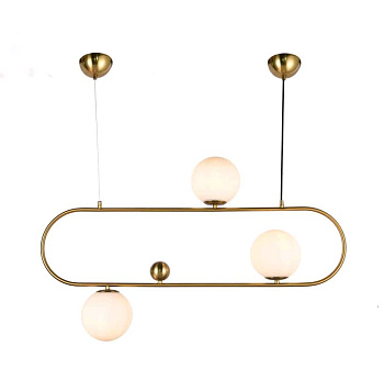 Kink Light 07638-3A,20 Подвес Калле бронза d90 h90 E14 3*7W (4000K) (Led лампы в комплекте)