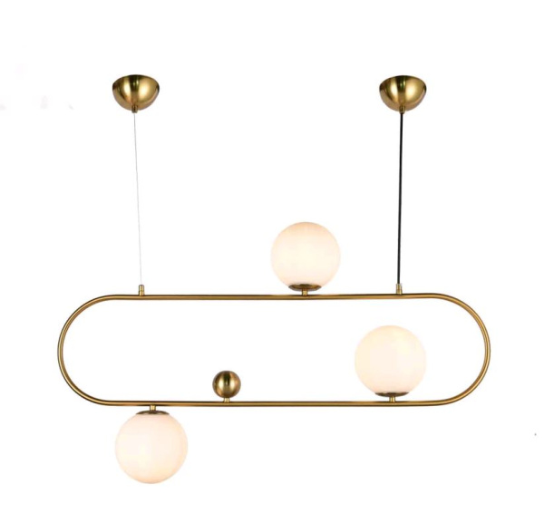 Kink Light 07638-3A,20 Подвес Калле бронза d90 h90 E14 3*7W (4000K) (Led лампы в комплекте)