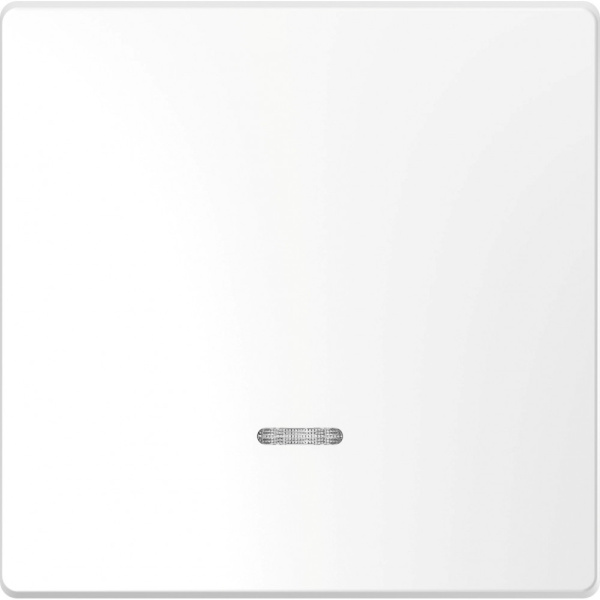 SE Merten D-Life Белый Лотос Клавиша 1-ная с линзой для LED модуля MTN3320-6035