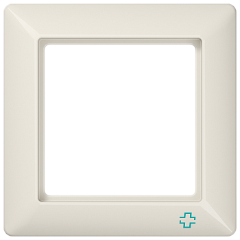 JUNG Рамка 1-кратная слоновая кость ABAS581N