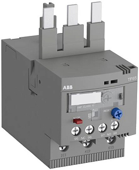 ABB TF65-47 Реле перегрузки тепловое диапазон уставки 36.0 - 47.0А для контакторов AF40, AF52, AF65 1SAZ811201R1004 ABB TF65-47 Реле перегрузки тепловое диапазон уставки 36.0 - 47.0А для контакторов AF40, AF52, AF65 1SAZ811201R1004
