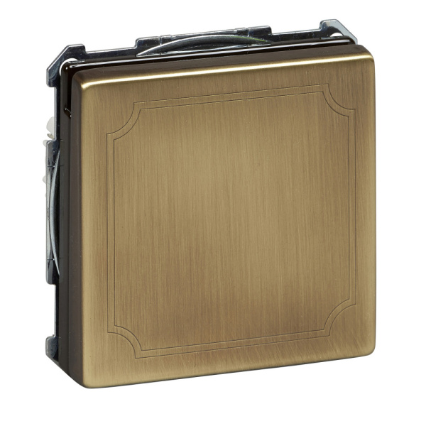 SE Merten SD Античная латунь Механизм Розетки с крышкой с з/к MTN2311-4143