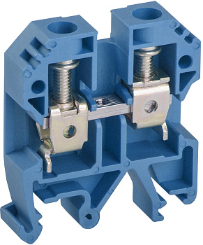 IEK Клемма винтовая КВИ-6мм2 синяя