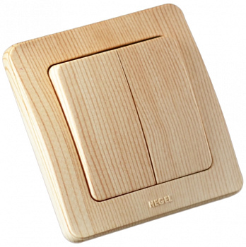 Hegel Мастер внутр Сосна ВС16-351-02 Выключатель 2-клавишный